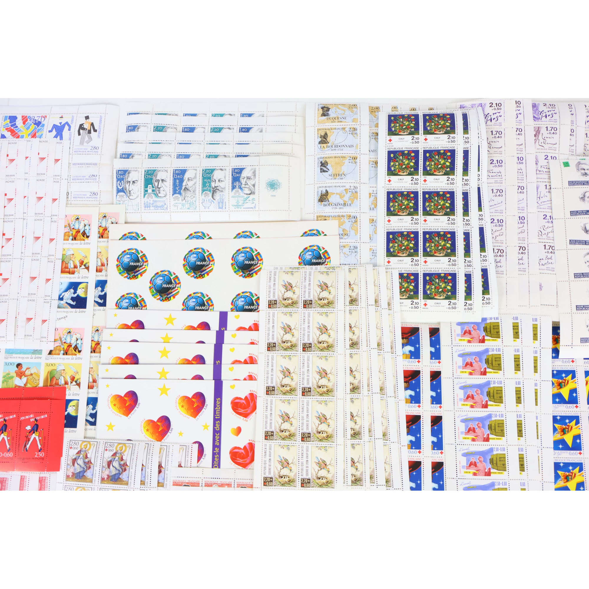 FRANCE LOT DE CARNETS EN FRANCS POUR COLLECTION OU COURRIER VALEUR FACIALE 3881F