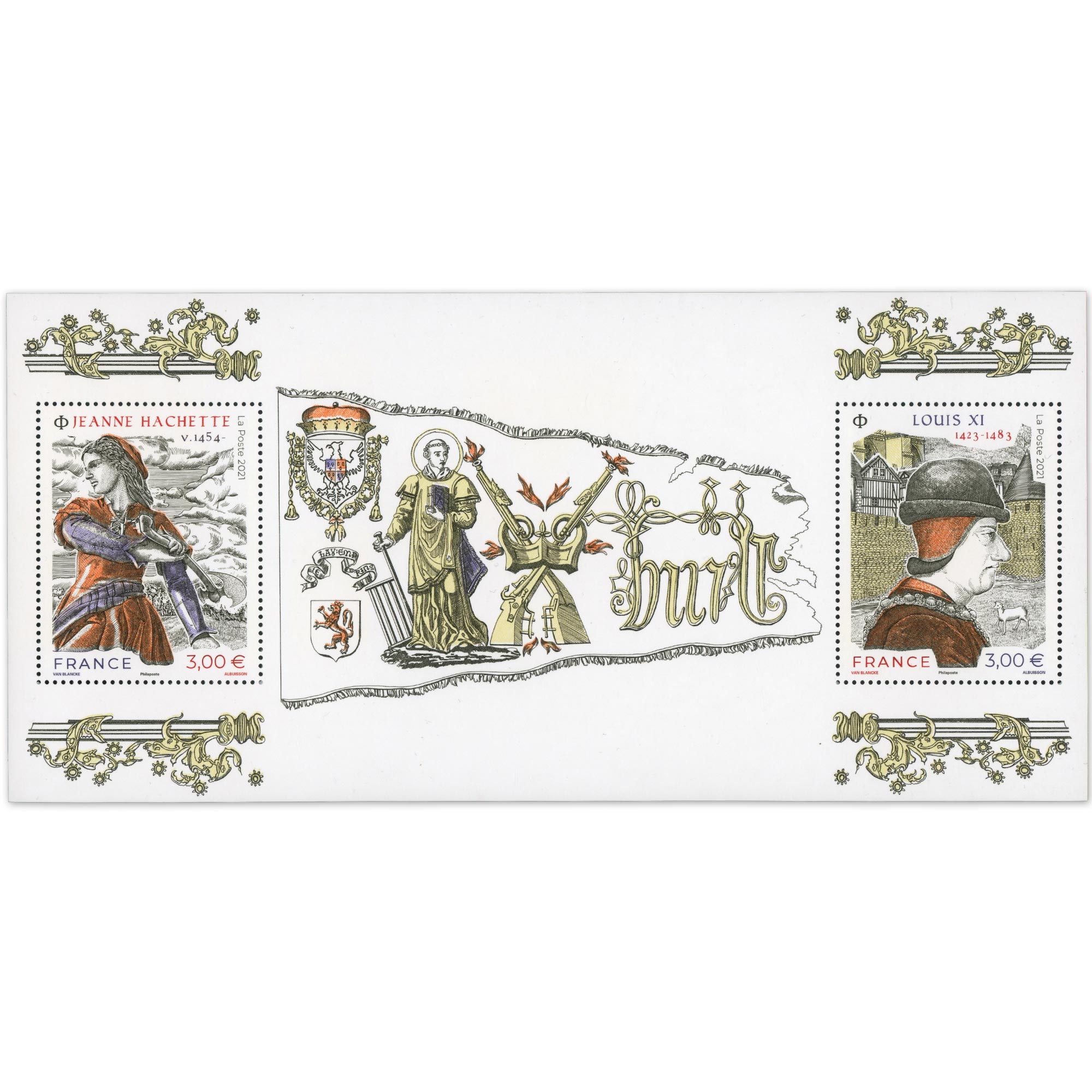 FRANCE, BLOC SOUVENIR N° 183, LES GRANDES HEURES HISTOIRE 2021 NEUF**
