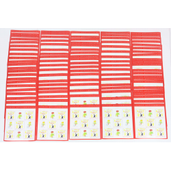 LOT 100 BLOCS N° 75 ANNIVERSAIRE J.SEMPÉ TIMBRES NEUFS** 0.50€ X 5 FACIALE 250€