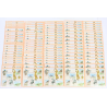 LOT 100 BLOCS N° 64 CAPITALES EUROPE LUXEMBOURG TIMBRES NEUFS** 0.50€ X4 VF 200€