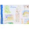 LOT 100 BLOCS N° 78 CAPITALES EUROPÉENES ATHÈNES TIMBRES NEUFS** 0.50€X4 VF 200€