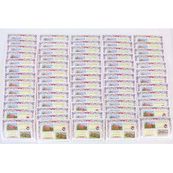 LOT 65 BLOCS N° 15 SALON DU TIMBRE 1994, TIMBRES NEUFS** 2.40 FRANCS VF 47.56€