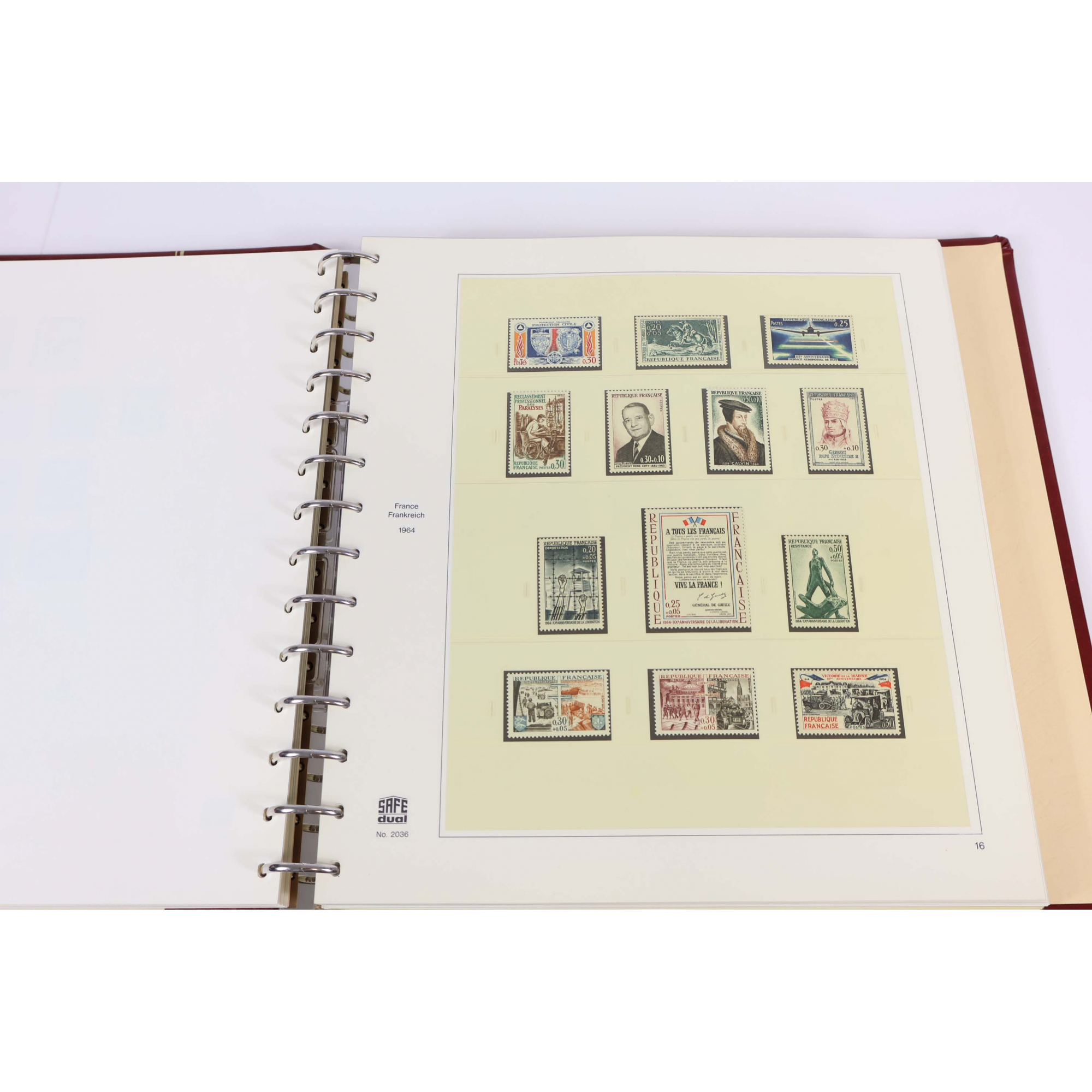 FRANCE COLLECTION DE 1960 À 1972 TIMBRES NEUFS** CLASSEUR HAUT DE GAMME SAFE
