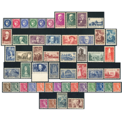 ANNÉE COMPLÈTE DE FRANCE 1938 TIMBRES NEUFS** AVEC CLÉMENT ADER LUXE ET BDF
