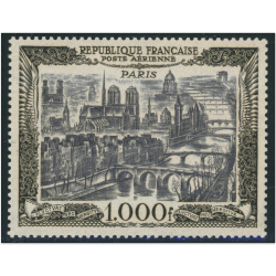 FRANCE POSTE AÉRIENNE N°29 "VUE DE PARIS" TIMBRE NEUF** QUALITÉ LUXE COTE 165€