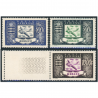 MONACO POSTE AÉRIENNE N°42 À 44 TIMBRES NEUFS** COTE 250€ ANNÉE 1949