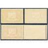 MONACO POSTE AÉRIENNE N°42 À 44 TIMBRES NEUFS** COTE 250€ ANNÉE 1949