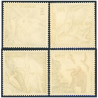 MONACO POSTE AÉRIENNE N°55 À 58 SÉRIE COMPLÈTE "OISEAUX DE MER" TIMBRES NEUFS**