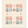 MONACO BLOC-FEUILLET CROIX-ROUGE N°3B TIMBRES NEUFS** NON DENTELÉS COTE 510€
