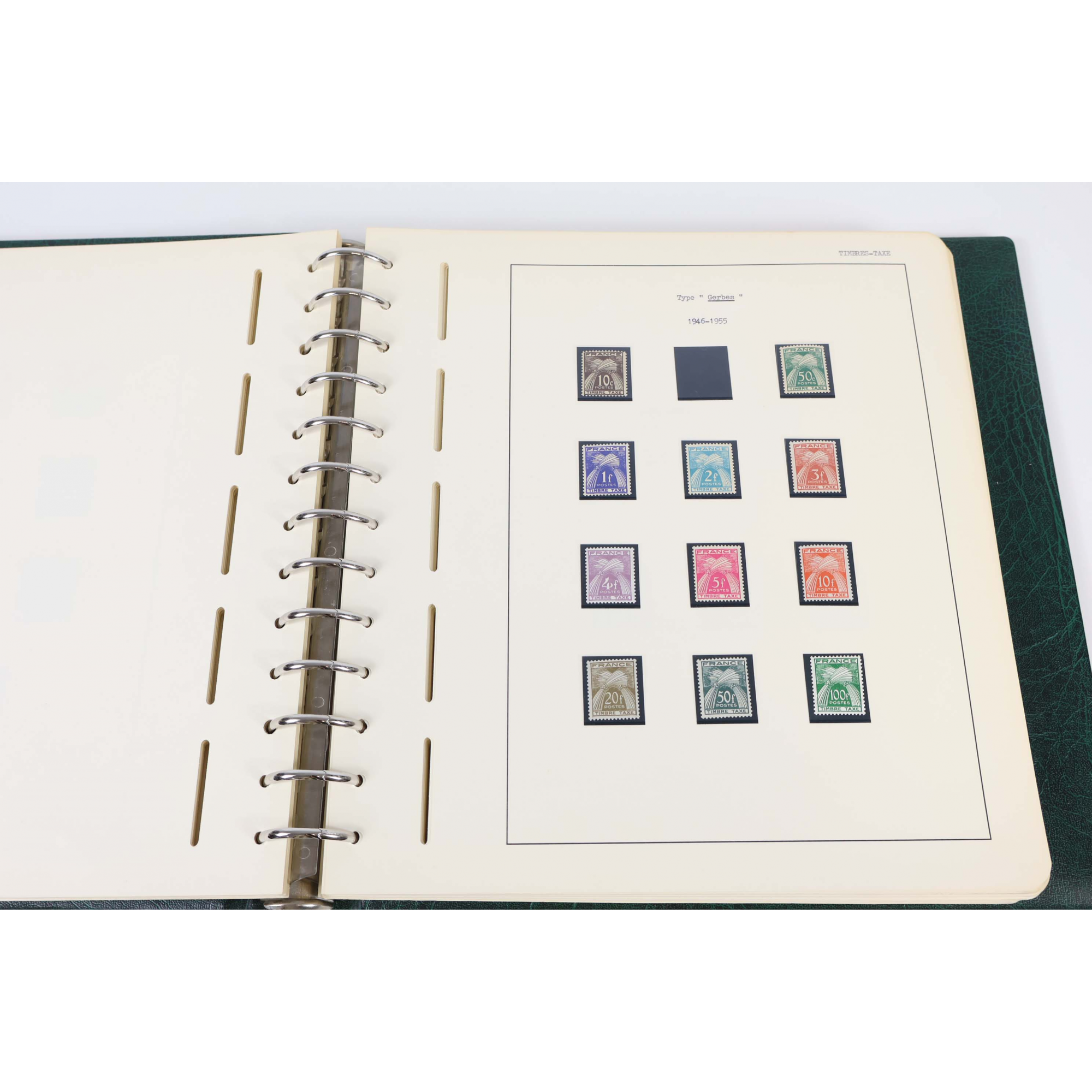 FRANCE COLLECTION PERSONNALISÉE DE TIMBRES NEUFS** DANS UN CLASSEUR LEUCHTTURM