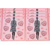 LOT 100 BLOCS N° 80 COEURS CACHAREL TIMBRES NEUFS** 0.53€ X 5 FACIALE 265€