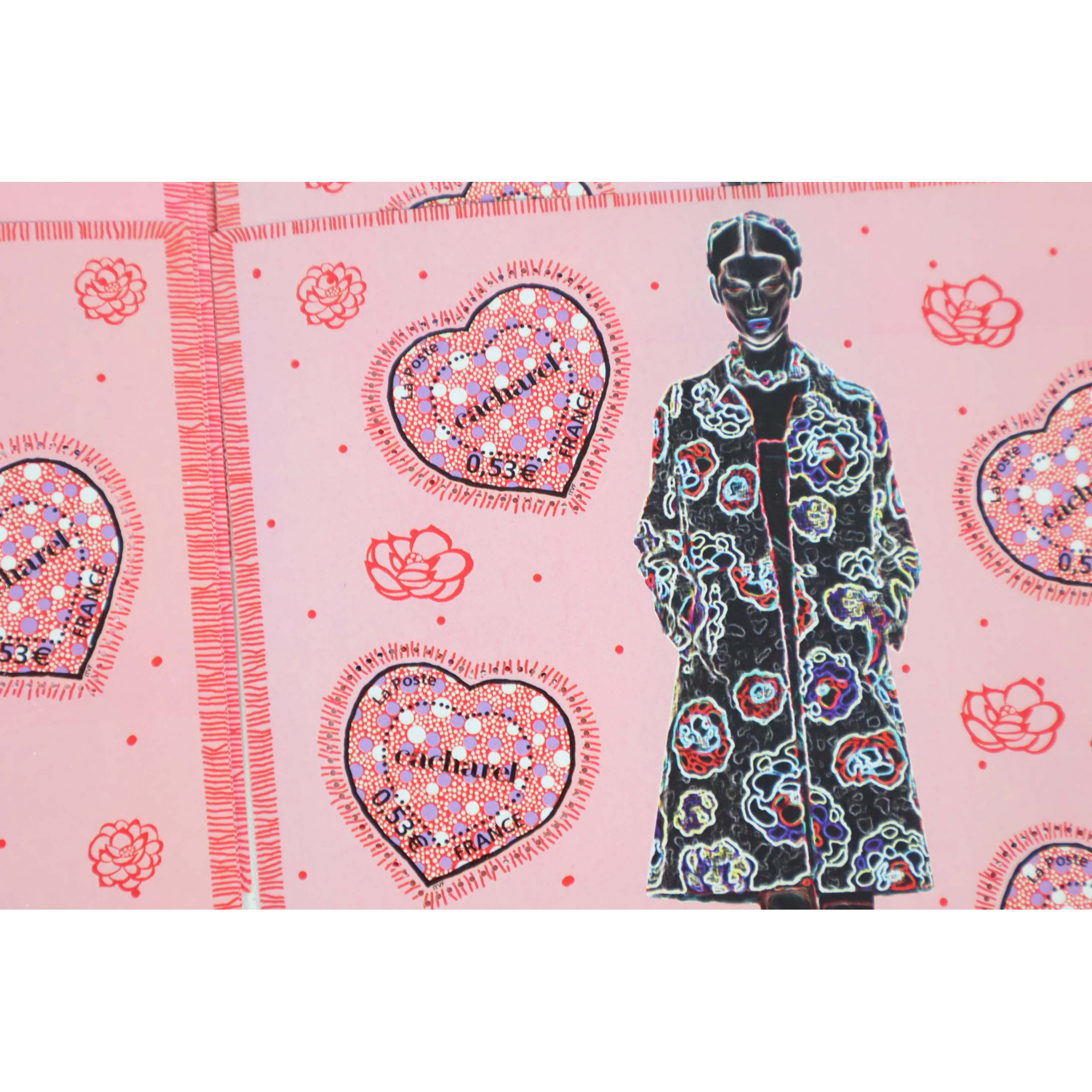 LOT 100 BLOCS N° 80 COEURS CACHAREL TIMBRES NEUFS** 0.53€ X 5 FACIALE 265€