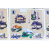 LOT 100 BLOCS N° 88 CAPITALES EUROPE - BERLIN TIMBRES NEUFS** 0.53€ X 4 VF 212€