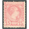 MONACO N°5 PRINCE CHARLES 3 "15c rose" TIMBRE NEUF SIGNÉ BRUN COTE 550€