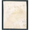 FRANCE NAPOLÉON N°17A TIMBRE OBLITÉRÉ CACHET A DATE ROUGE SIGNÉ BRUN, RARE