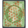FRANCE NAPOLÉON N°12 TIMBRE OBLITÉRÉ "ETOILE ROUGE" SIGNÉ BRUN, RARE