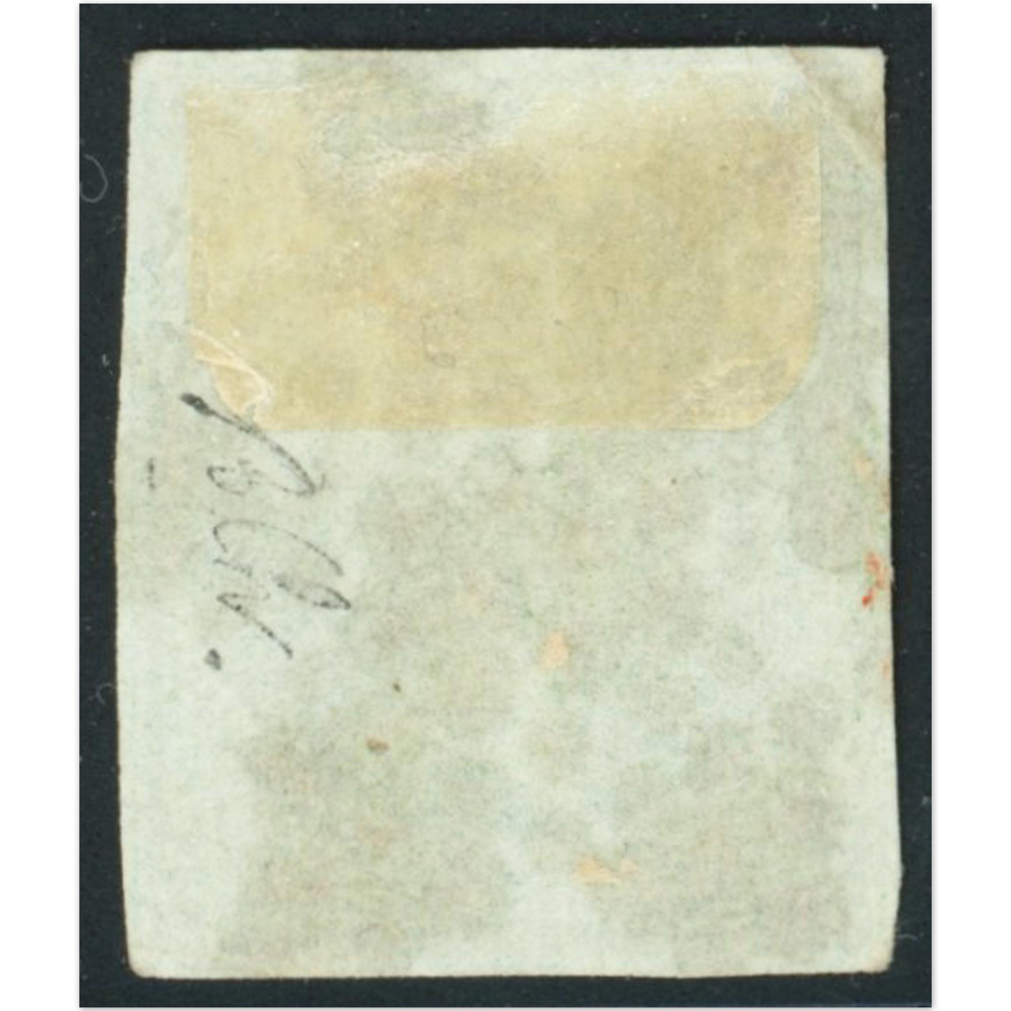 FRANCE NAPOLÉON N°12 TIMBRE OBLITÉRÉ "ETOILE ROUGE" SIGNÉ BRUN, RARE