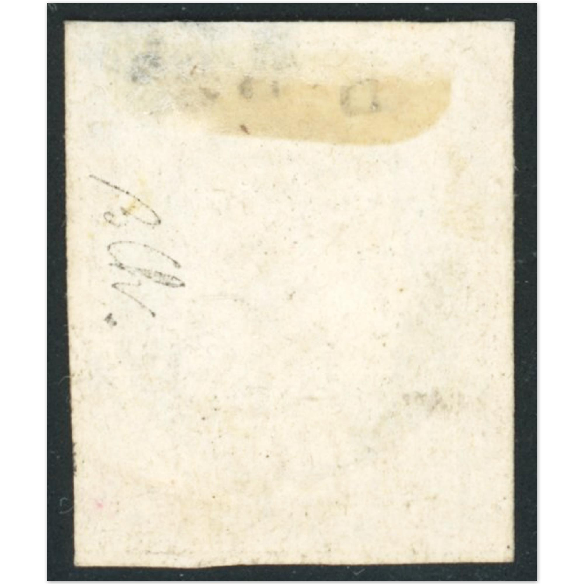 FRANCE CÉRÈS N°3 TIMBRE OBLITÉRÉ CACHET A DATE TYPE 13 SIGNÉ BRUN, RARE