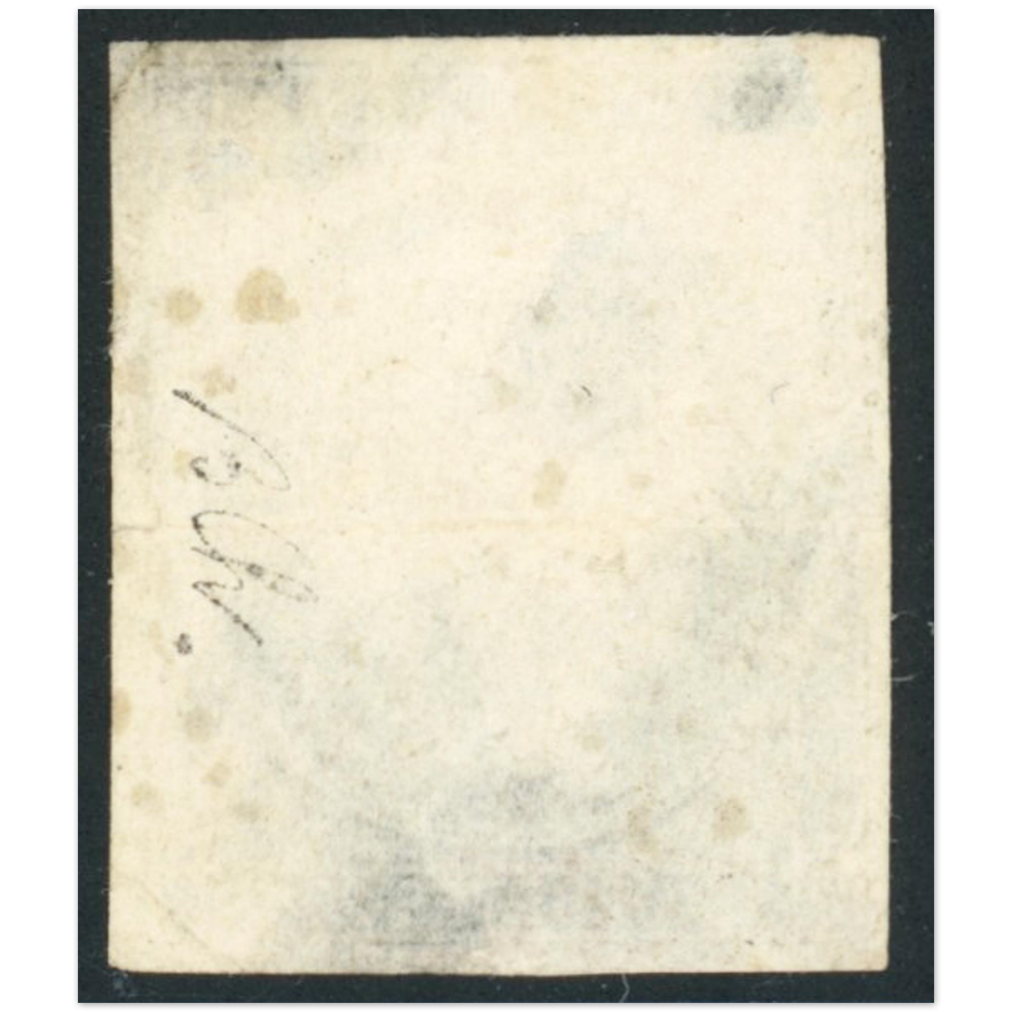 FRANCE CÉRÈS N°3 TIMBRE AVEC BELLE OBLITÉRATION, SIGNÉ BRUN, ANNÉE 1849