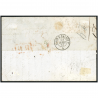 FRANCE NAPOLÉON N°16 TIMBRE SUR LETTRE AVEC BELLE OBLITÉRATION "PD" SIGNÉ BRUN