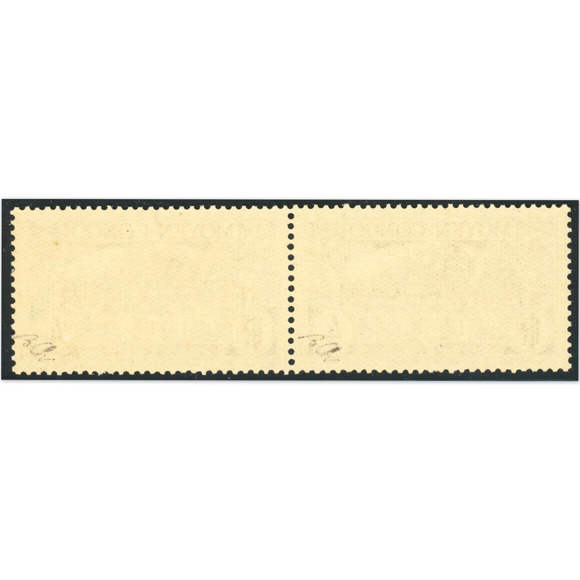 AEF PAIRE N°101 TIMBRES OBLITÉRÉS DES COLONIES FRANCAISES COTE 160€ SIGNÉ BRUN