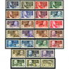 AEF SÉRIE COMPLÈTE N°102 A 127 TIMBRES NEUFS DES COLOS FR, COTE 788€, SIGNÉ BRUN