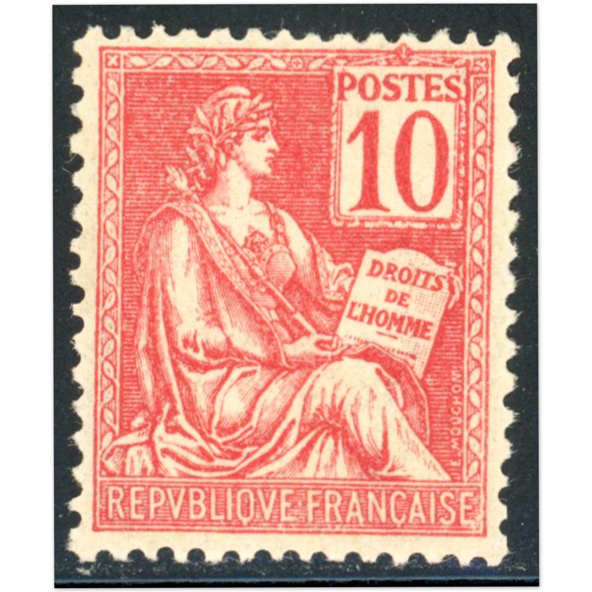 FRANCE N°116 TYPE MOUCHON TIMBRE NEUF** DE QUALITÉ, SIGNÉ BRUN, COTE 300€