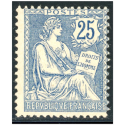 FRANCE N°127 TYPE MERSON TIMBRE NEUF, SIGNÉ BRUN, COTE 535€, ANNÉE 1902