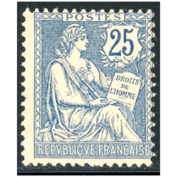 FRANCE N°127 TYPE MERSON TIMBRE NEUF, SIGNÉ BRUN, COTE 535€, ANNÉE 1902