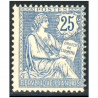 FRANCE N°127 TYPE MERSON TIMBRE NEUF, SIGNÉ BRUN, COTE 535€, ANNÉE 1902