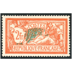 FRANCE N°145 TYPE SEMEUSE TIMBRE NEUF**, SIGNÉ BRUN, COTE 160€, ANNÉE 1907
