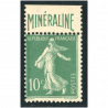 FRANCE N°188A "MINÉRALINE" TIMBRE NEUF** SIGNÉ BRUN, TYPE SEMEUSE, BELLE QUALITÉ