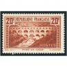 FRANCE N°262A PONT DU GARD TYPE 1 COTE 575€ SIGNÉ BRUN EXCELLENTE QUALITÉ