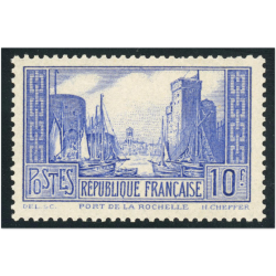 FRANCE N°261b OUTREMER PALE "PORT DE LA ROCHELLE" NEUF COTE 185€ SIGNÉ BRUN