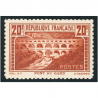 FRANCE N°262B PONT DU GARD DENTELÉ 11 COTE 1300€ SIGNÉ BRUN EXCELLENTE QUALITÉ
