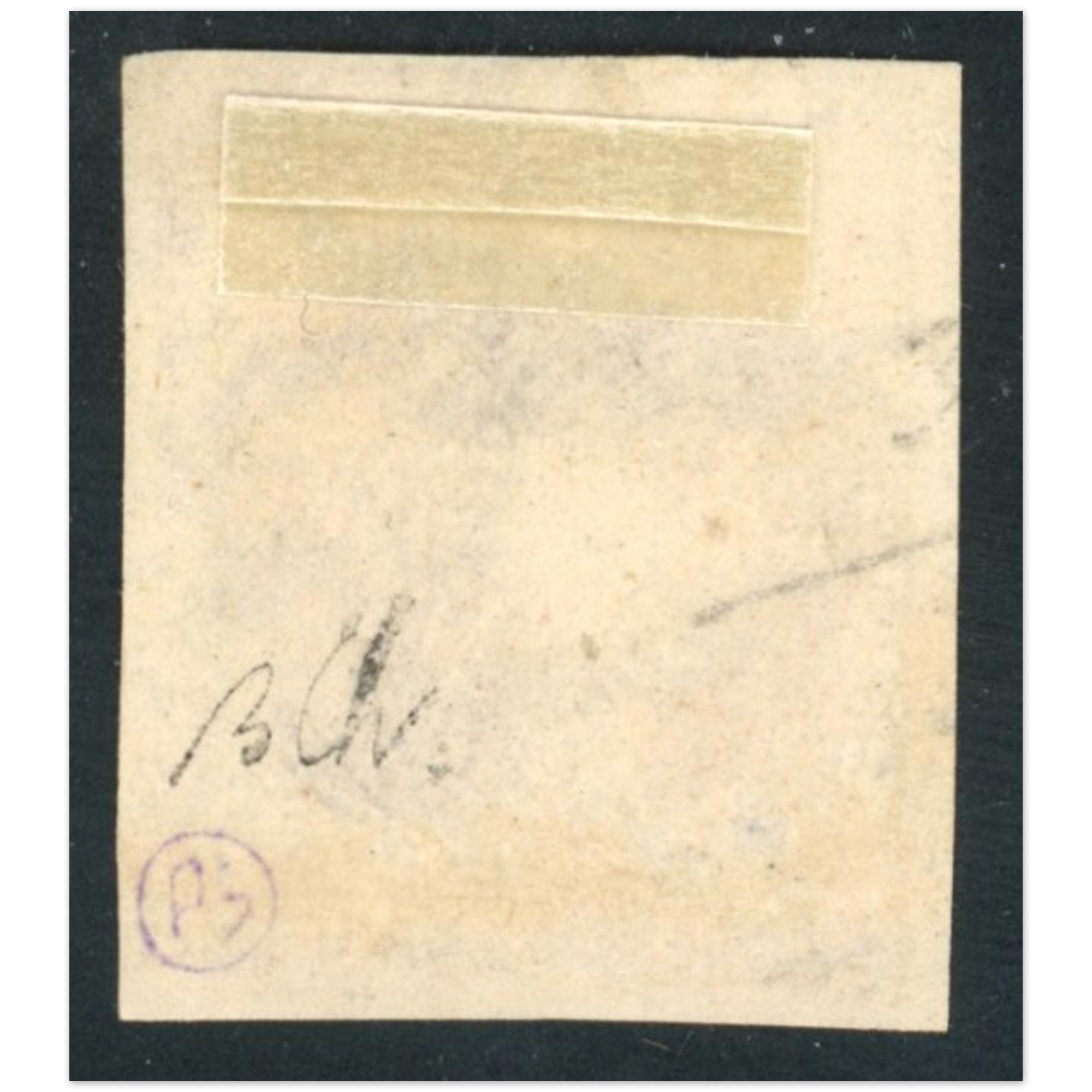 FRANCE TYPE CÉRÈS N°40B TIMBRE EMISSION DE BORDEAUX OBL ANNÉE 1870 SIGNÉ BRUN