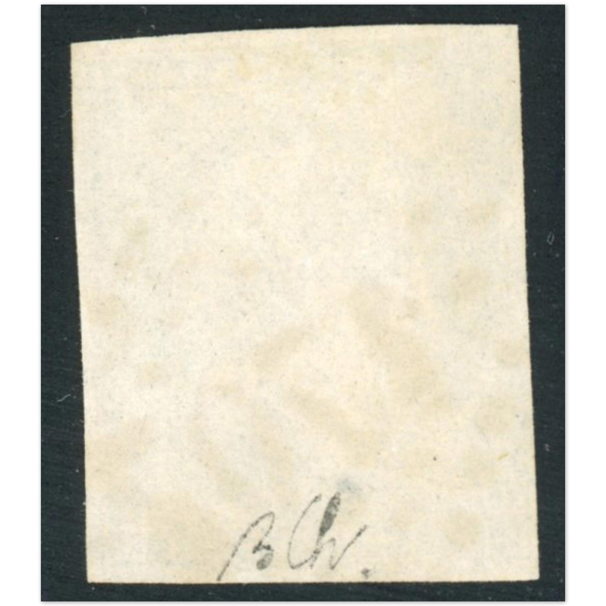 FRANCE TYPE CÉRÈS N°44B TIMBRE EMISSION DE BORDEAUX OBL ANNÉE 1870 SIGNÉ BRUN