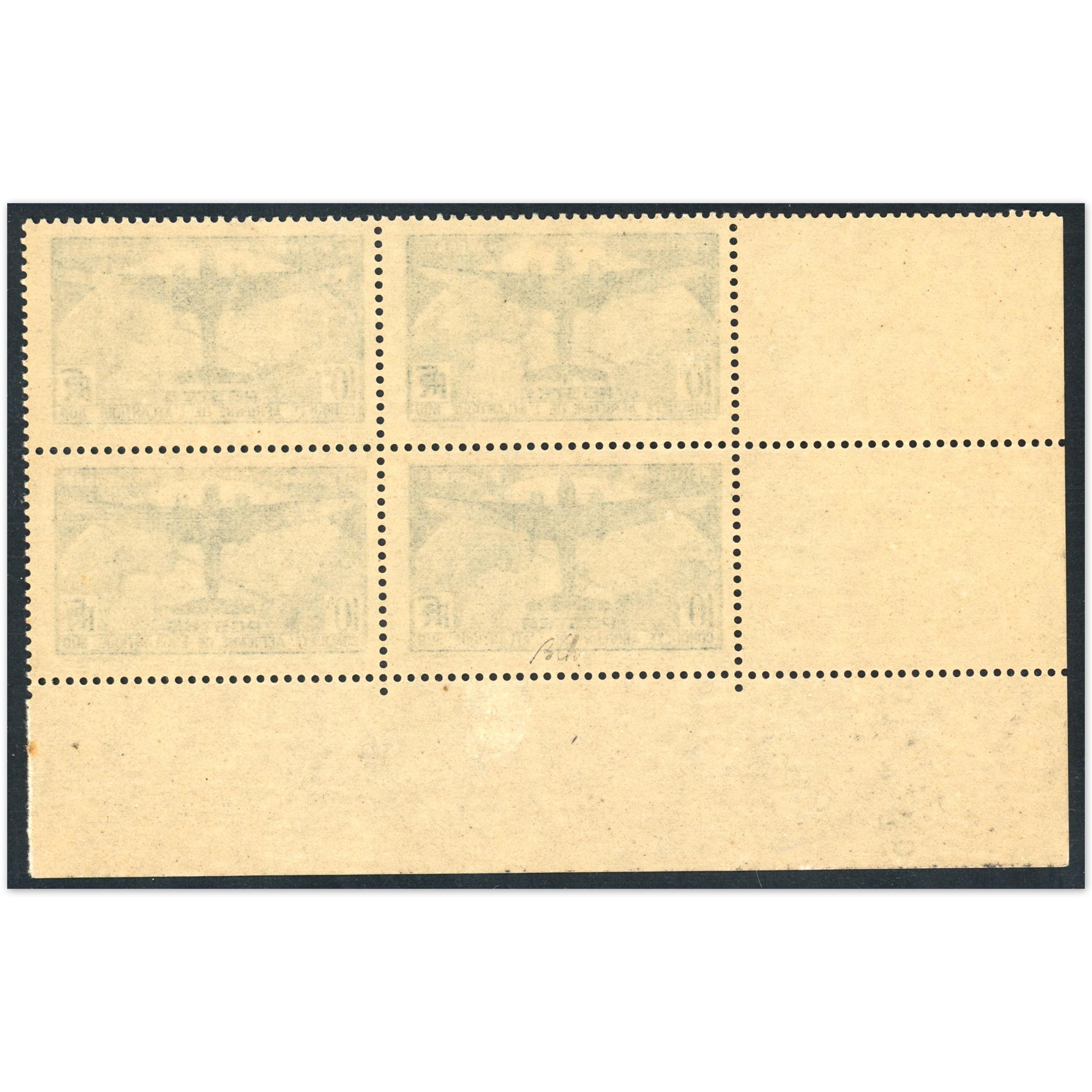 FRANCE COIN DATÉ N°321 10FR ATLANTIQUE COTE 4000€ TIMBRES NEUFS** SIGNÉ BRUN