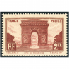 FRANCE N°258 ARC DE TRIOMPHE TIMBRE NEUF** ANNÉE 1929 COTE 95€ QUALITÉ LUXE