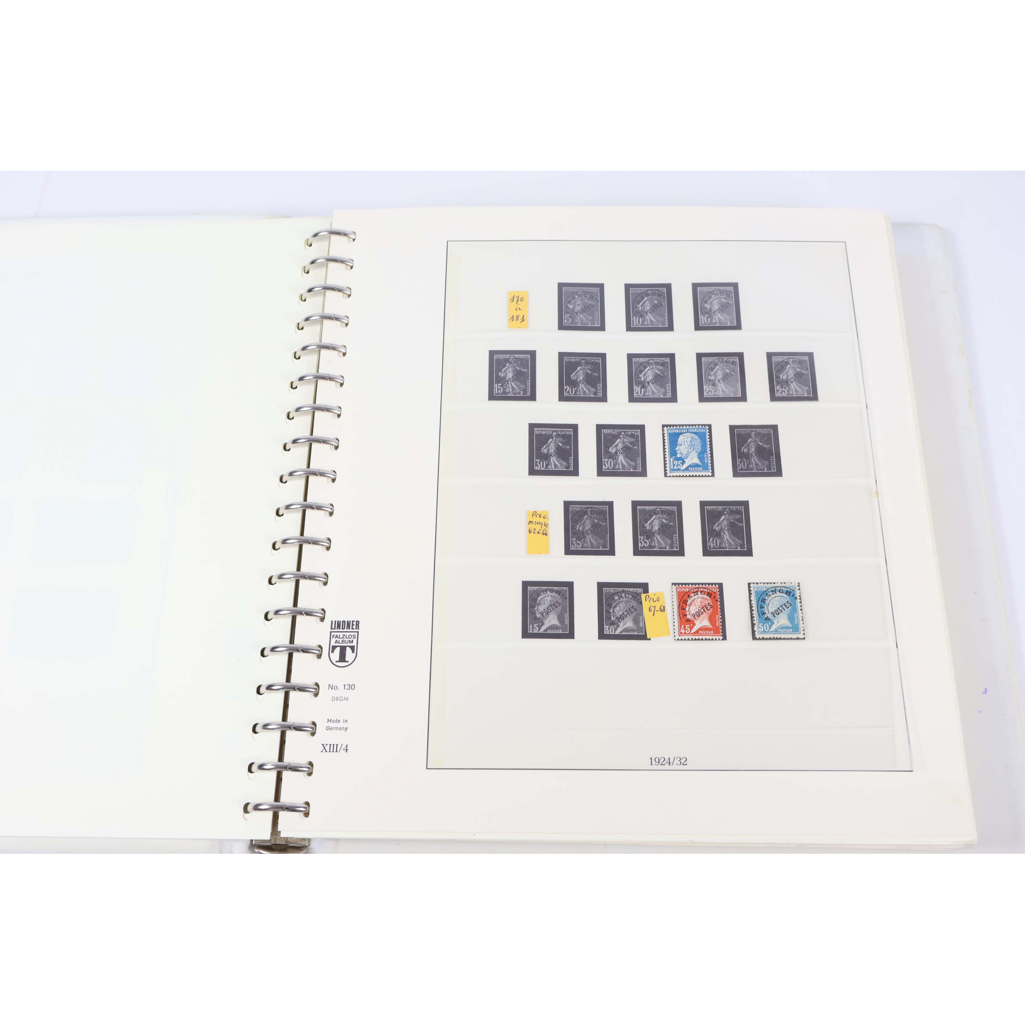 COLLECTION DE FRANCE DE 1900 À 1944 TIMBRES NEUFS COTE SUPÉRIEURE À 6000€
