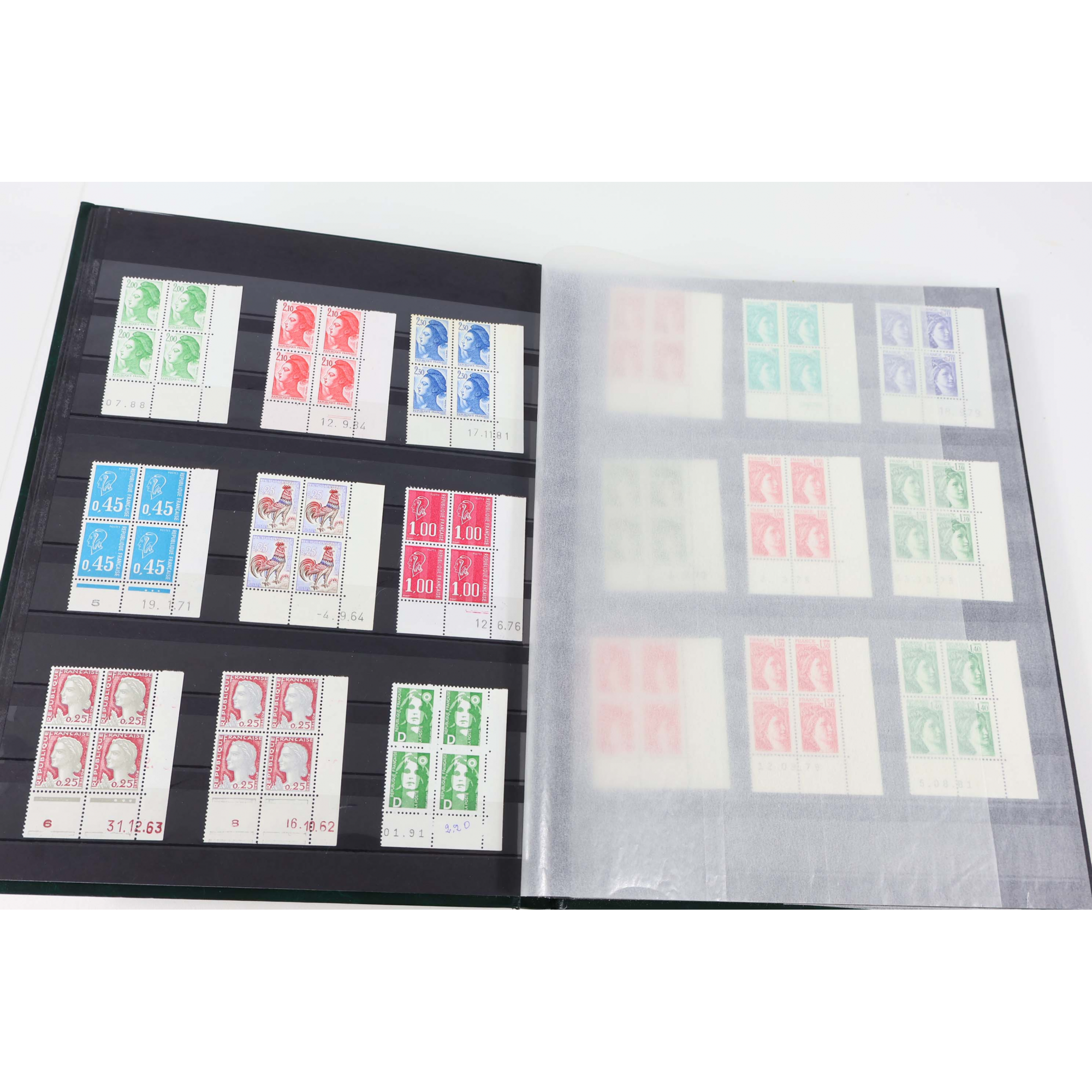 COLLECTION DE FRANCE DISPERSÉE TIMBRES NEUFS ET OBLITÉRÉS, TOUTES ÉPOQUES