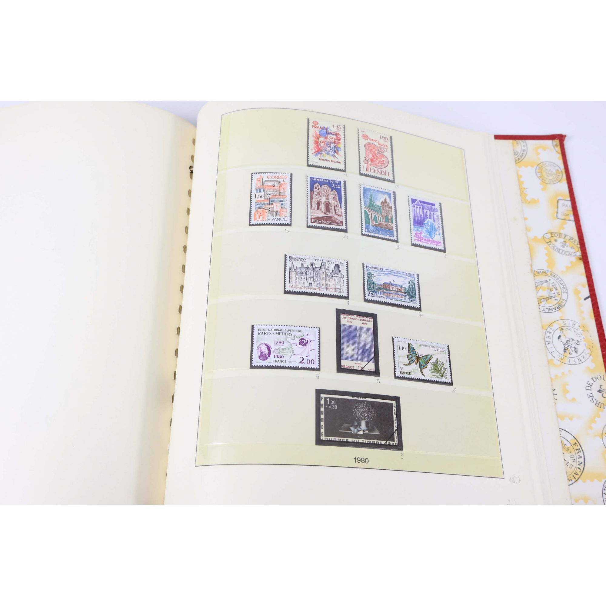 COLLECTION DE FRANCE DE 1977 À 1981 TIMBRES NEUFS** ALBUM AVEC ALBUM