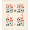 MONACO BLOC-FEUILLET N°3B CROIX-ROUGE TIMBRES NEUFS** ANNÉE 1949 COTE 330€