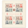 MONACO BLOC-FEUILLET N°4A CROIX-ROUGE TIMBRES NEUFS** ANNÉE 1951 COTE 400€