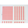 FRANCE LOT DE FEUILLES COMPLÈTES VP PRIORITAIRE TYPE MARIANNE FACIALE 351€