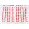 FRANCE LOT DE FEUILLES COMPLÈTES VP PRIORITAIRE TYPE MARIANNE FACIALE 351€