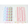 FRANCE LOT DE 4 FEUILLES COMPLÈTES N°4459/4472 TYPES D'IMPRESSION ANNÉE 2010