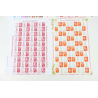 FRANCE LOT DE 4 FEUILLES COMPLÈTES N°4459/4472 TYPES D'IMPRESSION ANNÉE 2010