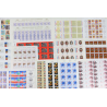 FRANCE LOT DE FEUILLES COMPLÈTES EN FRANCS AFFR/COLLECTION FACIALE 2738 FFR