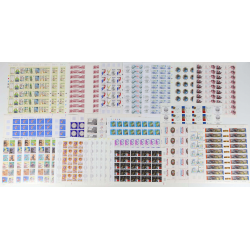 FRANCE LOT DE FEUILLES COMPLÈTES EN FRANCS AFFR/COLLECTION FACIALE 2281 FFR